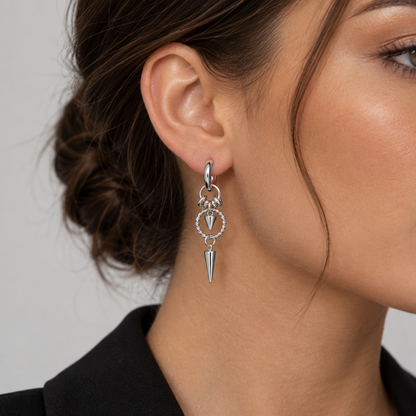 Spike Hoop Earrings