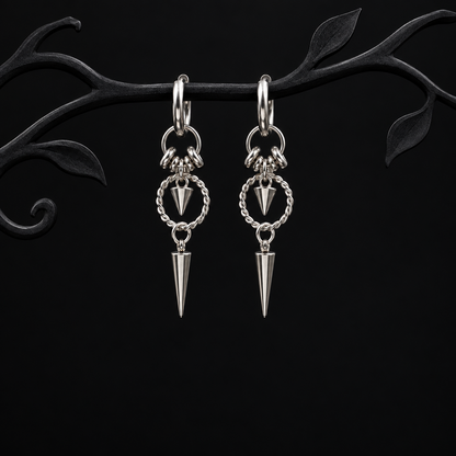 Spike Hoop Earrings