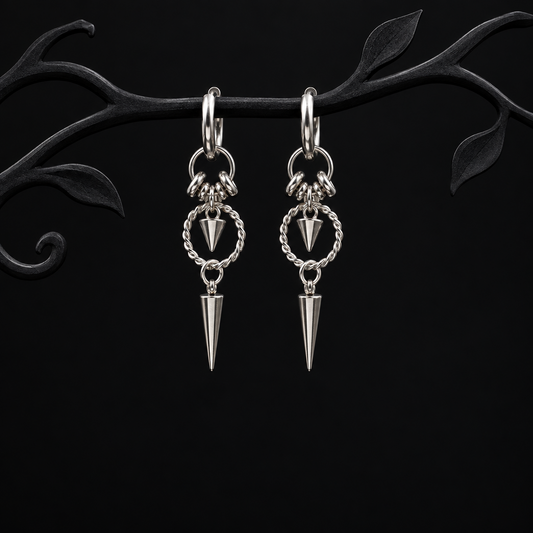 Spike Hoop Earrings