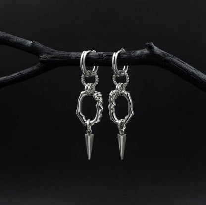 Spiky Drop Earrings