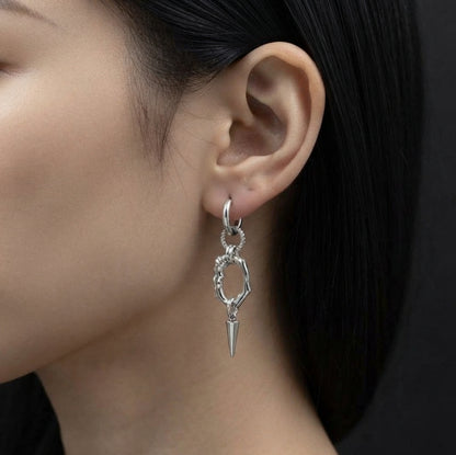 Spiky Drop Earrings