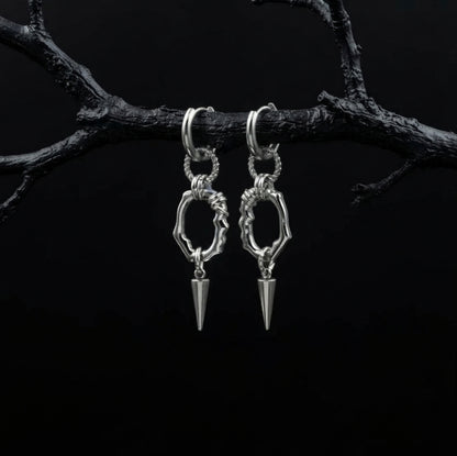 Spiky Drop Earrings