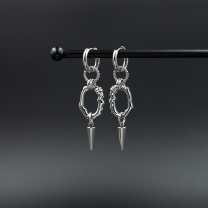 Spiky Drop Earrings